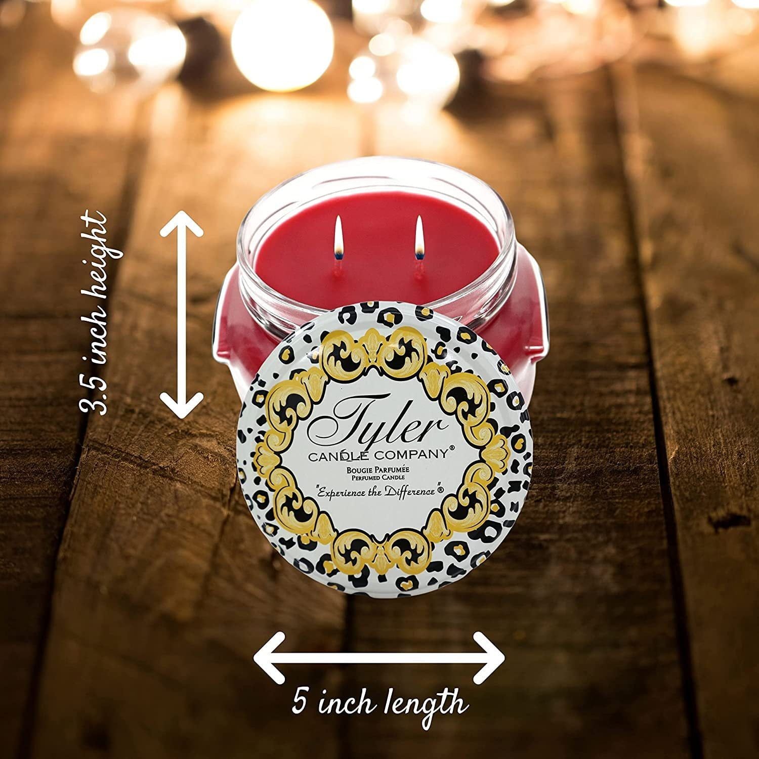 Tyler Candle Company Kathina Scent Jar Candle - Luxurious Scented Candle with Essential Oils - Long Burning Candles 110-120 Hours - Large Candle 22 oz with Worldwide Nutrition Multi Purpose Key Chain