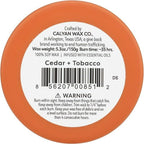 Calyan Wax Co. Brown Cedar Tobacco Glass Tumbler Candle, 5.3 OZ