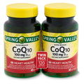 Spring Valley Rapid-Release CoQ10 Dietary Supplement; 100 mg; 60 Count; 2 pack EasyOptionXY LLC