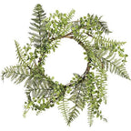 Primitives by Kathy Farmhouse Style Candle Ring, Mixed Greens