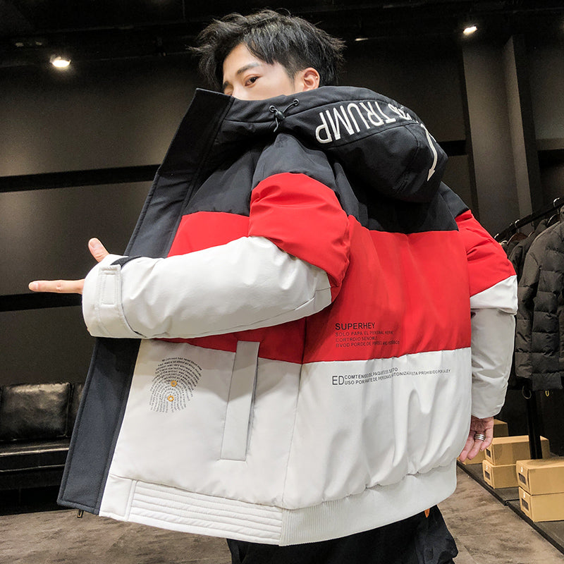Men's down jacket short trendy brand Pi-Mart