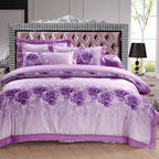 Pure cotton jacquard four-piece bedding Pi-Mart