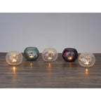 Pavilion Gift Company Nana Love Floral Round Candle, 5 Inch Included 5" Crackled Glass Tealight Holder EasyOptionXY LLC