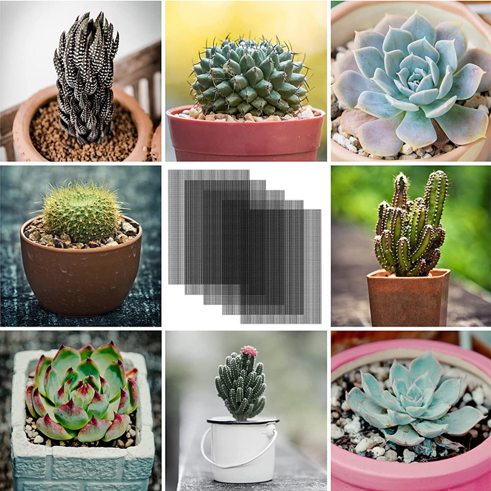 Flower Pot Bottom Gauze Pad Rectangular SucculentMesh Plate