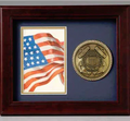 Marine Corps 10” x 8” Medallion shadow box , Marine Corps Frame The Military Gift Store