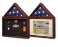 Flag plus certificate display case. The Military Gift Store