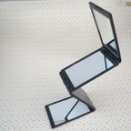 Hair Coloring Makeup Mirrors 360 No Blind Spot Foldable Mirrors Pi-Mart