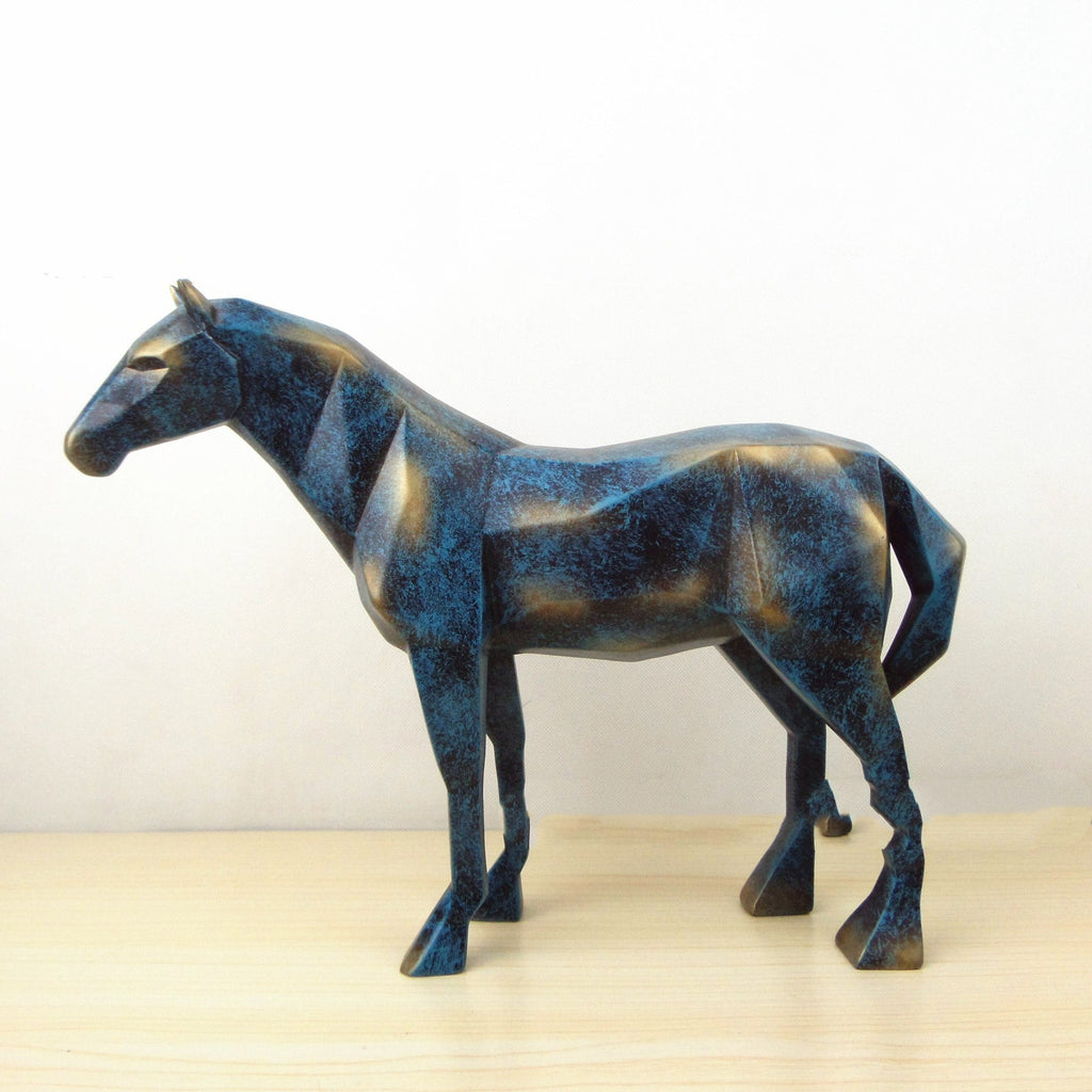 Geometric horse ornaments simple home accessories Lootquake LLC