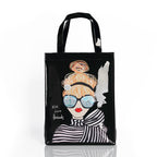 Letter printed handbag Pi-Mart