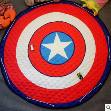 Explosion models Ins cotton car storage mat storage toy mats Round outing children climbing mat storage bag Pi-Mart