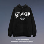 Simple Loose Plus Fleece Casual Hoodie Top