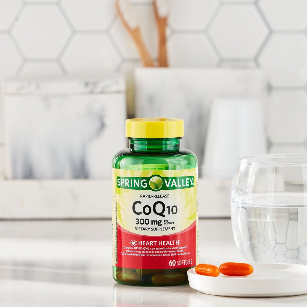 Spring Valley Rapid-Release CoQ10 Softgels; 300 mg; 60 Count EasyOptionXY LLC