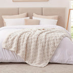 Soft and Cozy Luxurious Glam Plaid Throw Blanket - Reversible, All-Season 3D Checkered Pattern Fantasy Themed Polyester Flannel Fleece Bed Throw for Perfect Comfort Lootquake LLC