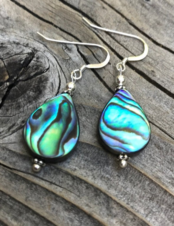 Female Fashion Creative Abalone Shell Water Drop Earrings Pi-Mart