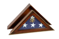 Five Star General Flag Case, Burial Flag Display Case. The Military Gift Store