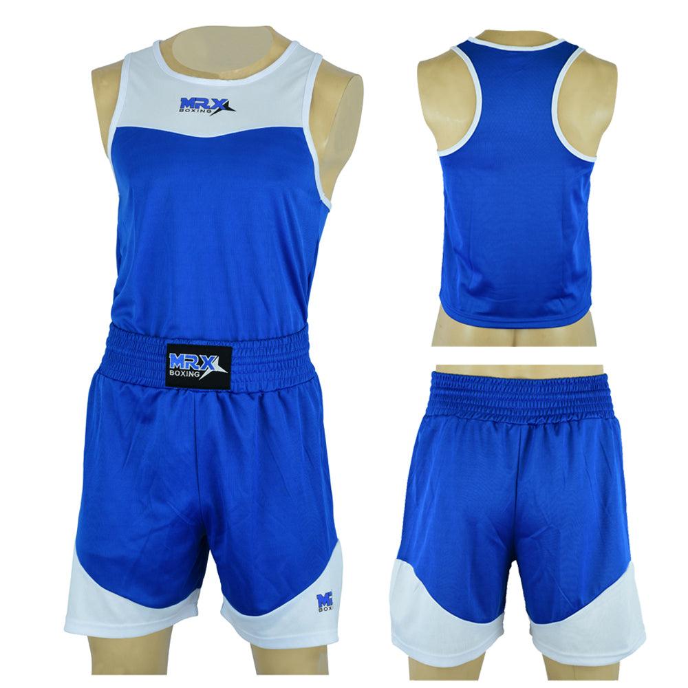 MRX Men's Boxing Uniform set for Training or Fighting Jersey & Shorts All Sizes - SJB-DIAMOND ELITES