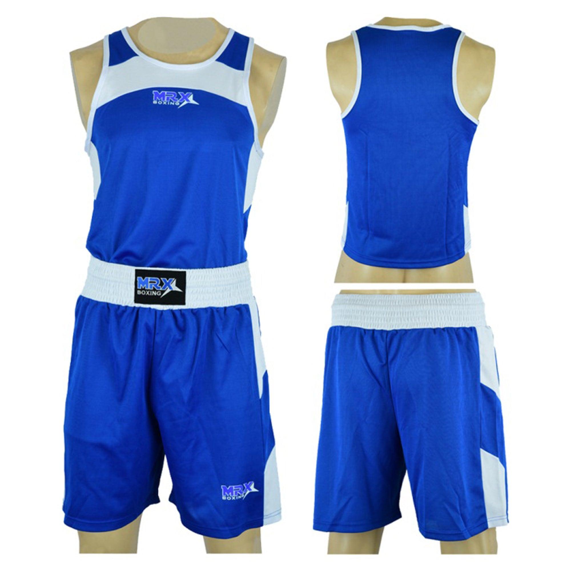 MRX Men's Boxing Uniform set for Training or Fighting Jersey & Shorts All Sizes - SJB-DIAMOND ELITES