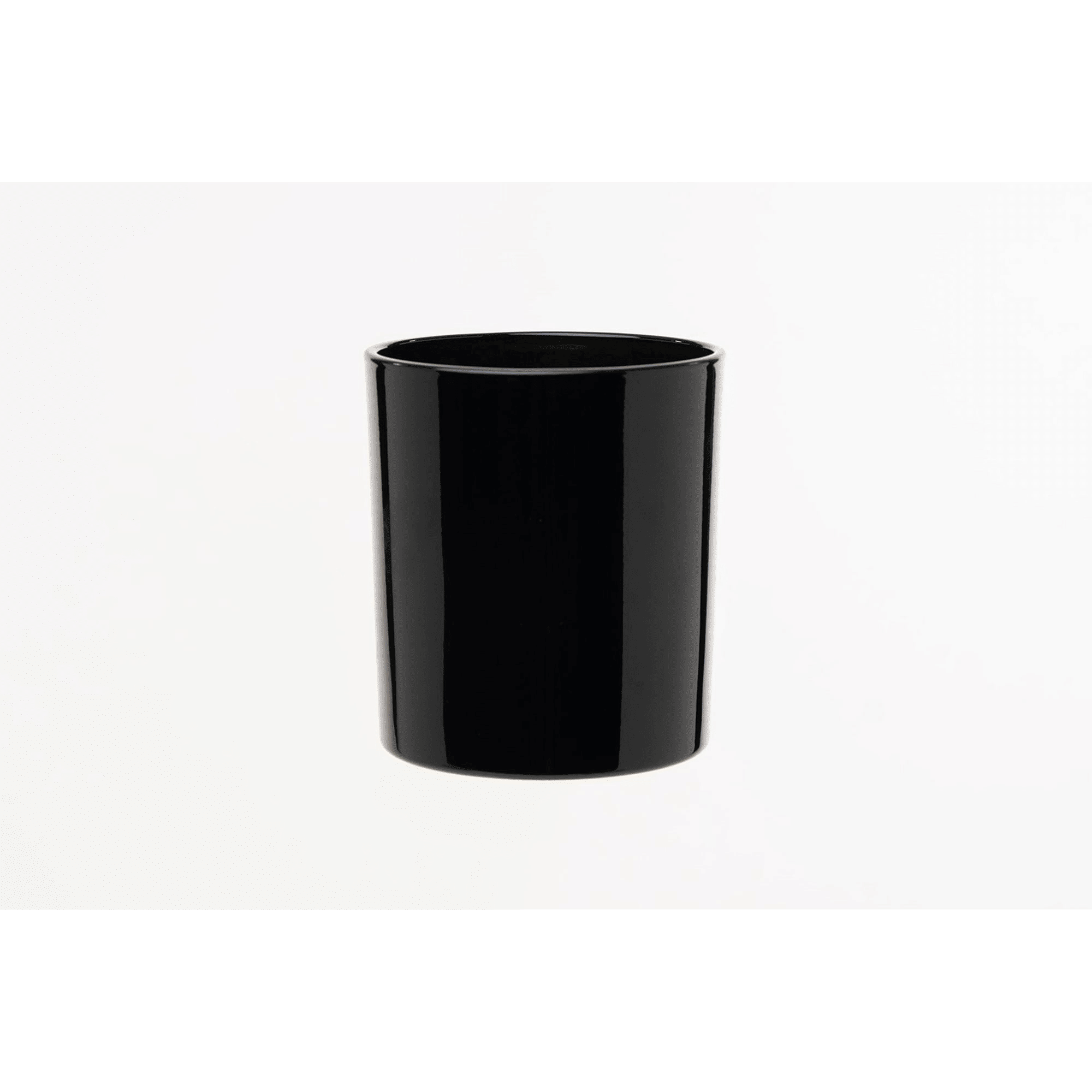 EOTW Candle Supply 10 oz. Empty 12 Pack Luxury Glossy Black Jars for Candle Making.