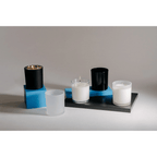EOTW Candle Supply 10 oz. Empty 12 Pack Luxury Glossy Black Jars for Candle Making.