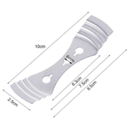 5PCS Candle Wick Centering Devices, Silver Stainless Steel Candle Wick Holder for Candle Making