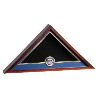 Mahogany Flag Display Case. The Military Gift Store
