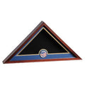 Mahogany Flag Display Case With US Medallion The Military Gift Store