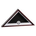 Navy Medallion Flag Display Case, White Felt with US cotton 5'x9'6" flag The Military Gift Store