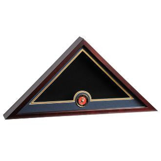 Marine Corps Flag Medallion Display Case The Military Gift Store