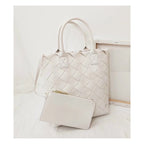 Woven diamond handbag Pi-Mart