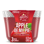 Glade Candle, 3 Wick Scented Candle, Apple Of My Pie, 6.8 oz - SJB-DIAMOND ELITES
