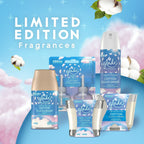 Glade Scented Candle Jar, Cotton Cloud Dream Scent, Infused with Essential Oils, Spring Limited Edition Fragrance, Positive Vibes Collection, 2 Candles, 3.4 Oz, 96 g each - SJB-DIAMOND ELITES