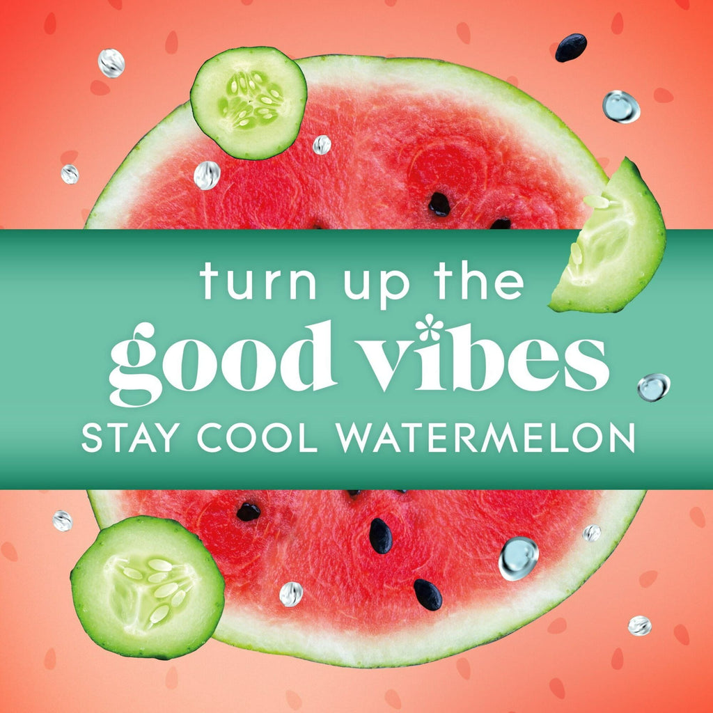 Glade Scented Candle Jar, Stay Cool Watermelon Scent, Infused with Essential Oils, Spring Limited Edition Fragrance, Positive Vibes Collection, 2 Candles, 3.4 Oz, 96 g each - SJB-DIAMOND ELITES