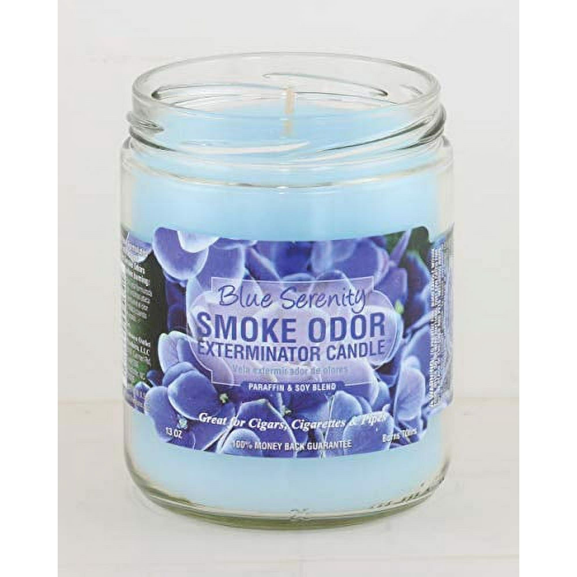 Smoke Odor Exterminator 13oz Jar Candles (Blue Serenity, 2) - SJB-DIAMOND ELITES