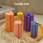 Candle Lab Flowers Candle Molds for Candle Making Scented Four Leaf Clover Handmade Candles DIY Beeswax Transparent Plastic Candles Mould