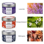 Candles for Home Scented, Scented Candles 100 Hour Long Lasting Soy Candles, Aromatherapy Candles Gifts, 3 Pack EasyOptionXY LLC