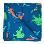 1pc Weighted Blanket Quilt, Cartoon Print Small Weighted Blanket For Relaxation, Travel, Soft & Calming Sleeping, Filled With Glass Beads And Polyester, Adult Sofa Leg Cover Blanket Lootquake LLC
