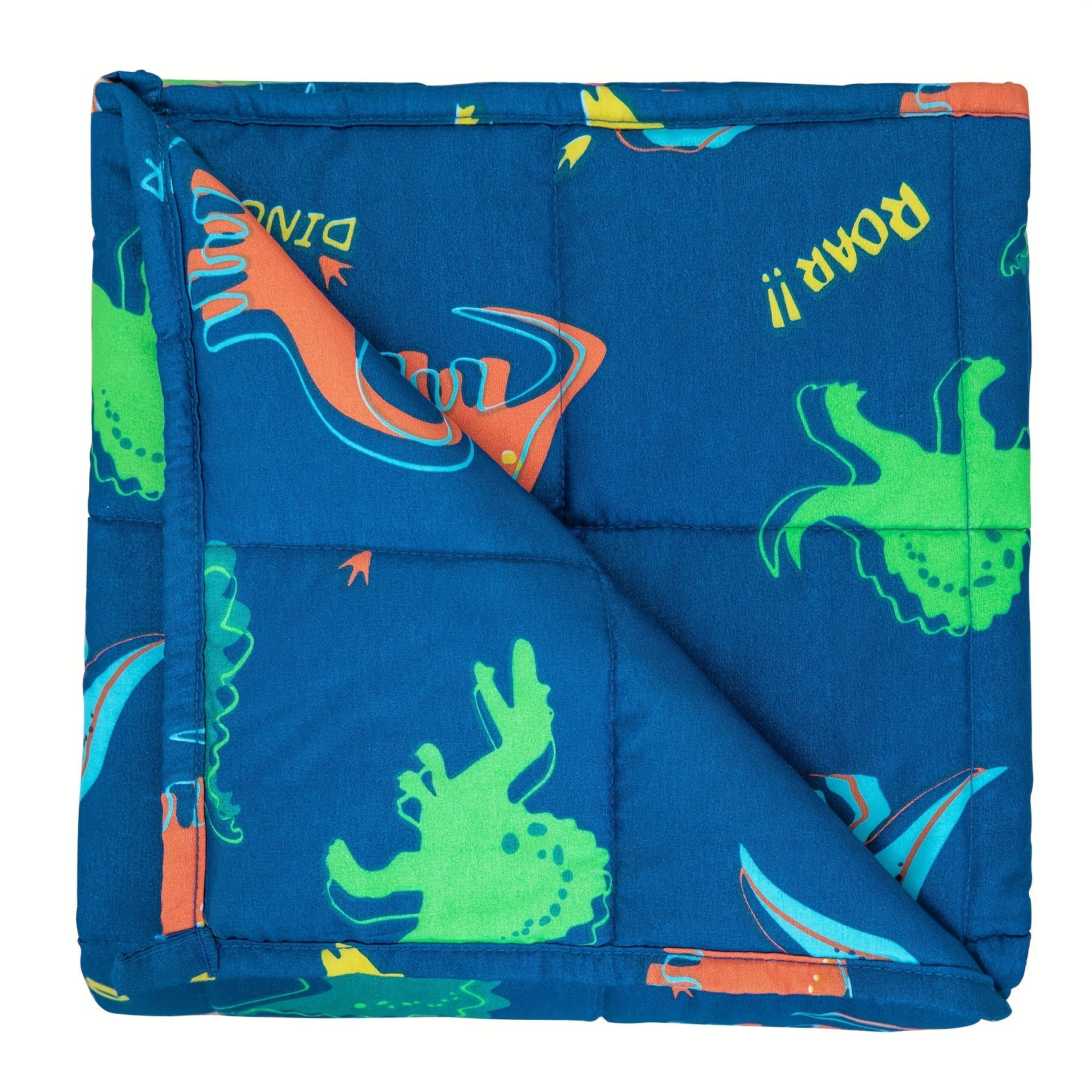 1pc Weighted Blanket Quilt, Cartoon Print Small Weighted Blanket For Relaxation, Travel, Soft & Calming Sleeping, Filled With Glass Beads And Polyester, Adult Sofa Leg Cover Blanket Lootquake LLC