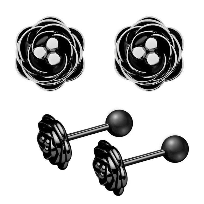 Exquisite zircon earring set Pi-Mart