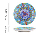 Underglaze Ceramic Tableware Bohemian Household Dishes Pi-Mart