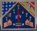 Marine Corps 2 Flag Shadow Box/Display Case The Military Gift Store