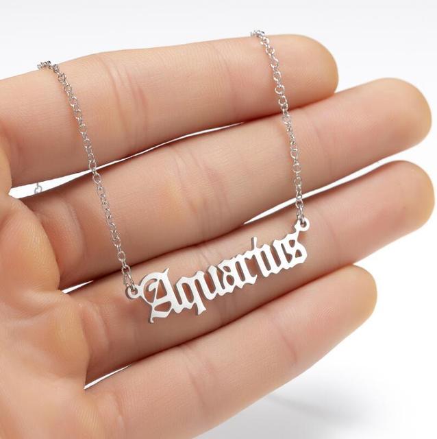 Zodiac Necklace Alphabet - SJB-DIAMOND ELITES