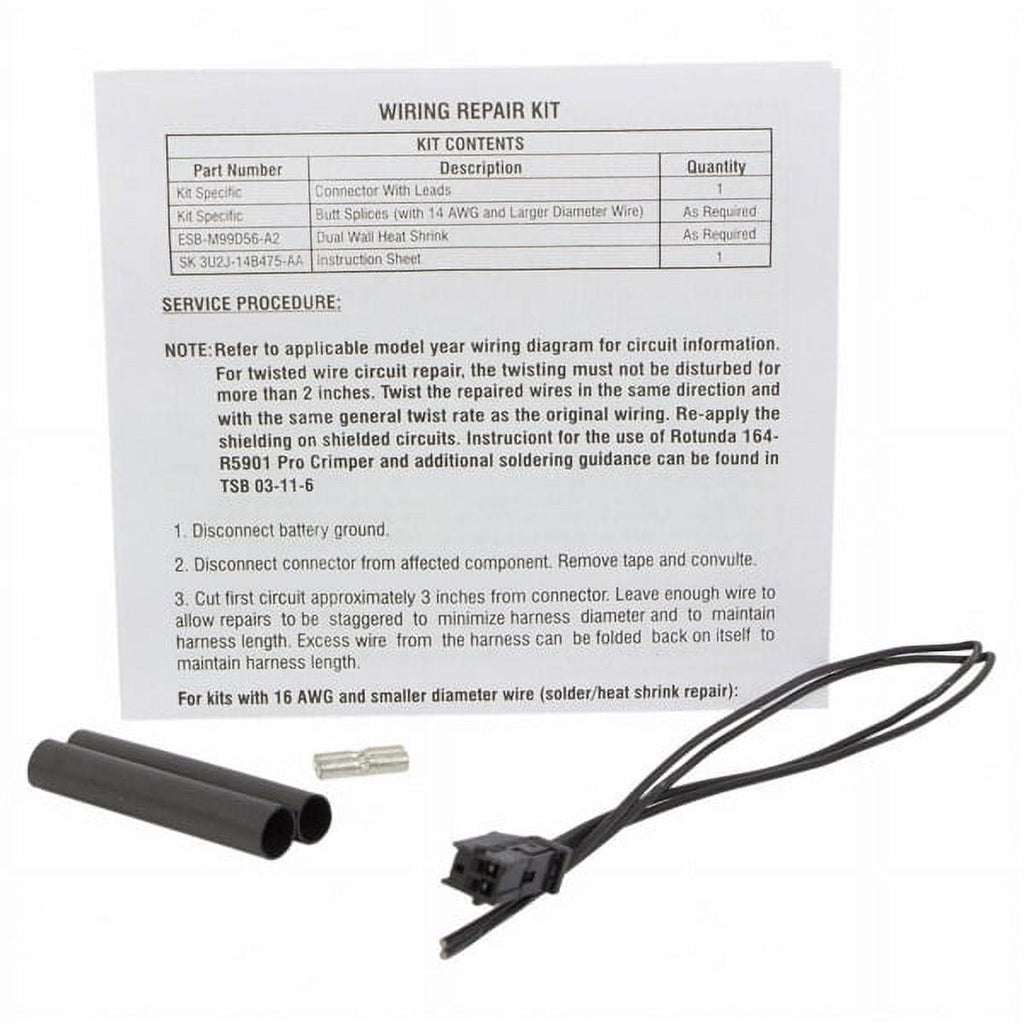 Motorcraft WPT-1412 Vanity Mirror Connector Fits select: 2015-2023 FORD F150, 2016-2019 FORD FUSION