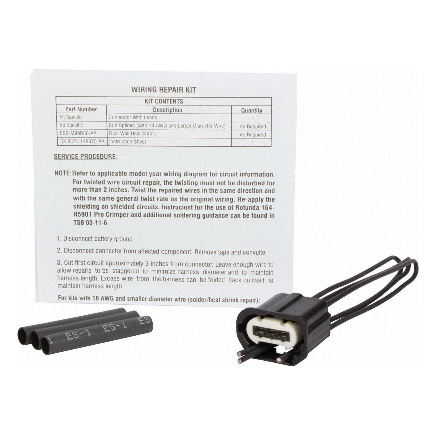Motorcraft Variable Assist Power Steering Module Connector WPT-1105 Fits select: 2013-2019 FORD ESCAPE, 2012-2018 FORD FOCUS