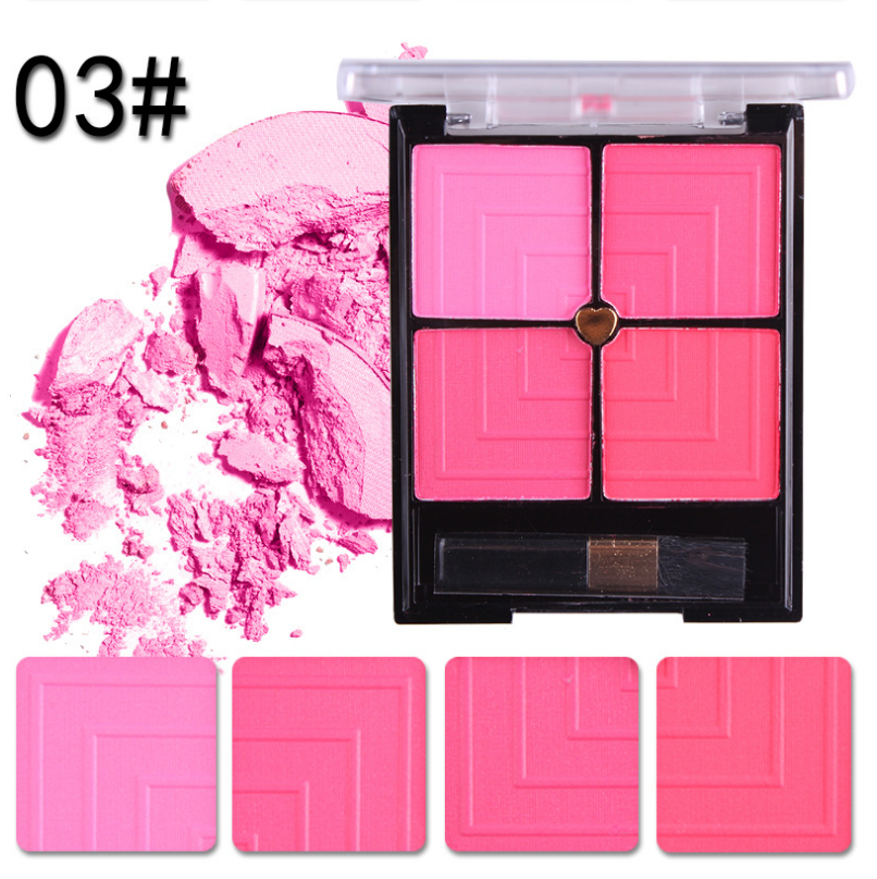 4 colors blush repair capacity rouge makeup Pi-Mart