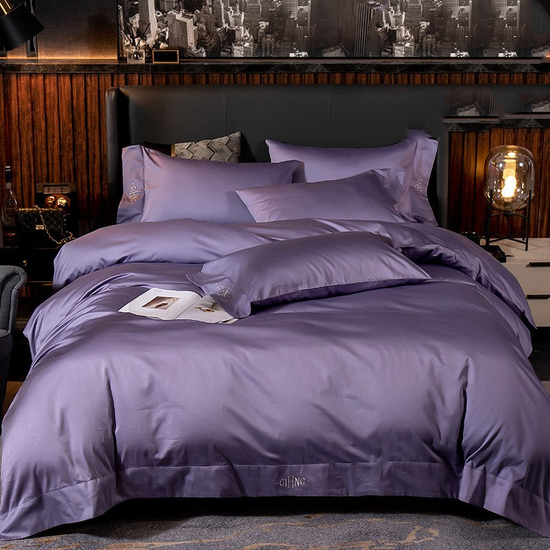 Four-piece long-staple cotton cotton duvet cover sheet Pi-Mart