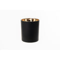 EOTW Candle Supply 10 oz. 12 Pack Empty Luxury Matte Black Copper Gold Reflective Jars for Candle Making. - SJB-DIAMOND ELITES
