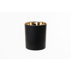 EOTW Candle Supply 10 oz. 12 Pack Empty Luxury Matte Black Copper Gold Reflective Jars for Candle Making. - SJB-DIAMOND ELITES