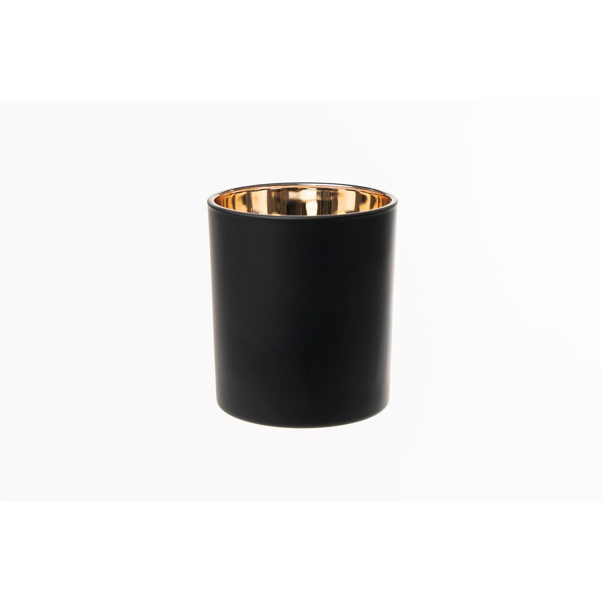 EOTW Candle Supply 10 oz. 12 Pack Empty Luxury Matte Black Copper Gold Reflective Jars for Candle Making. - SJB-DIAMOND ELITES