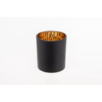 EOTW Candle Supply 10 oz. 12 Pack Empty Luxury Matte Black Copper Gold Reflective Jars for Candle Making. - SJB-DIAMOND ELITES