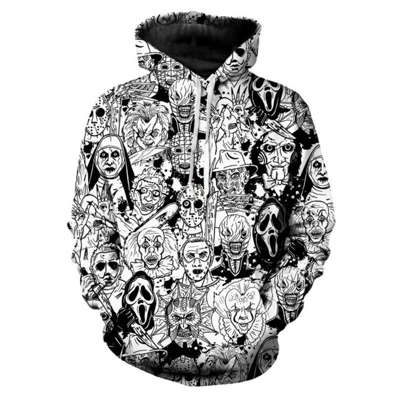 Dark Wind Print Sweatshirt Pi-Mart